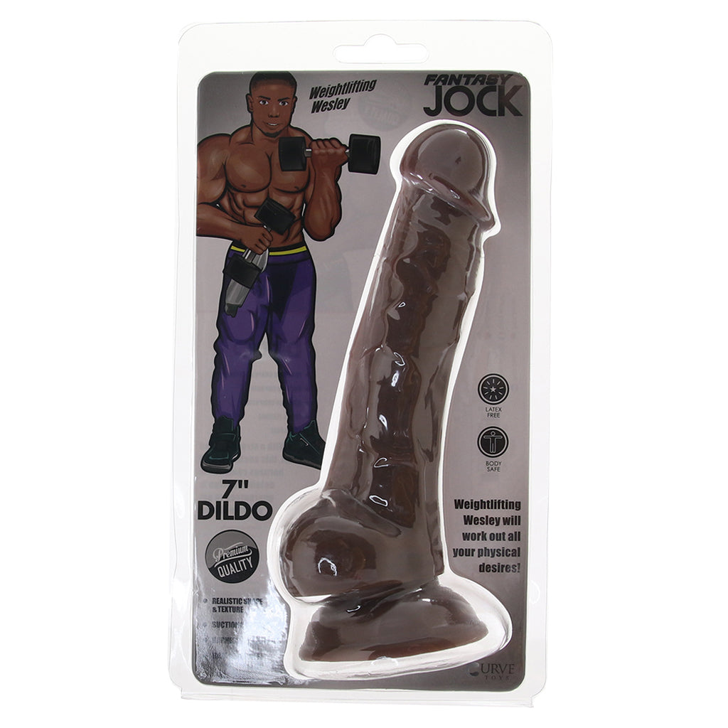 Fantasy Jock Weightlifting Wesley 7 Inch Dildo Dildo Sex Toys > Realistic Dildos