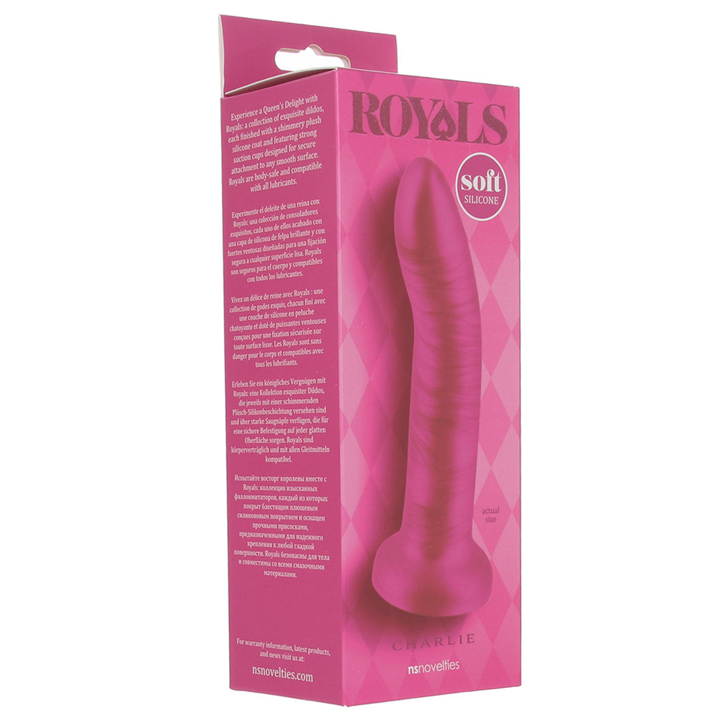 Royals Charlie 5 Inch Soft Silicone Dildo in Pink Dildo Sex Toys > G-Spot Dildos
