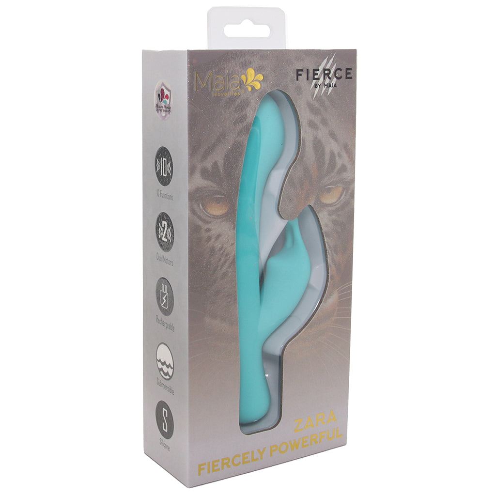 Zara Fiercely Powerful Rabbit Vibe in Teal Vibrators > Rabbit Vibrators