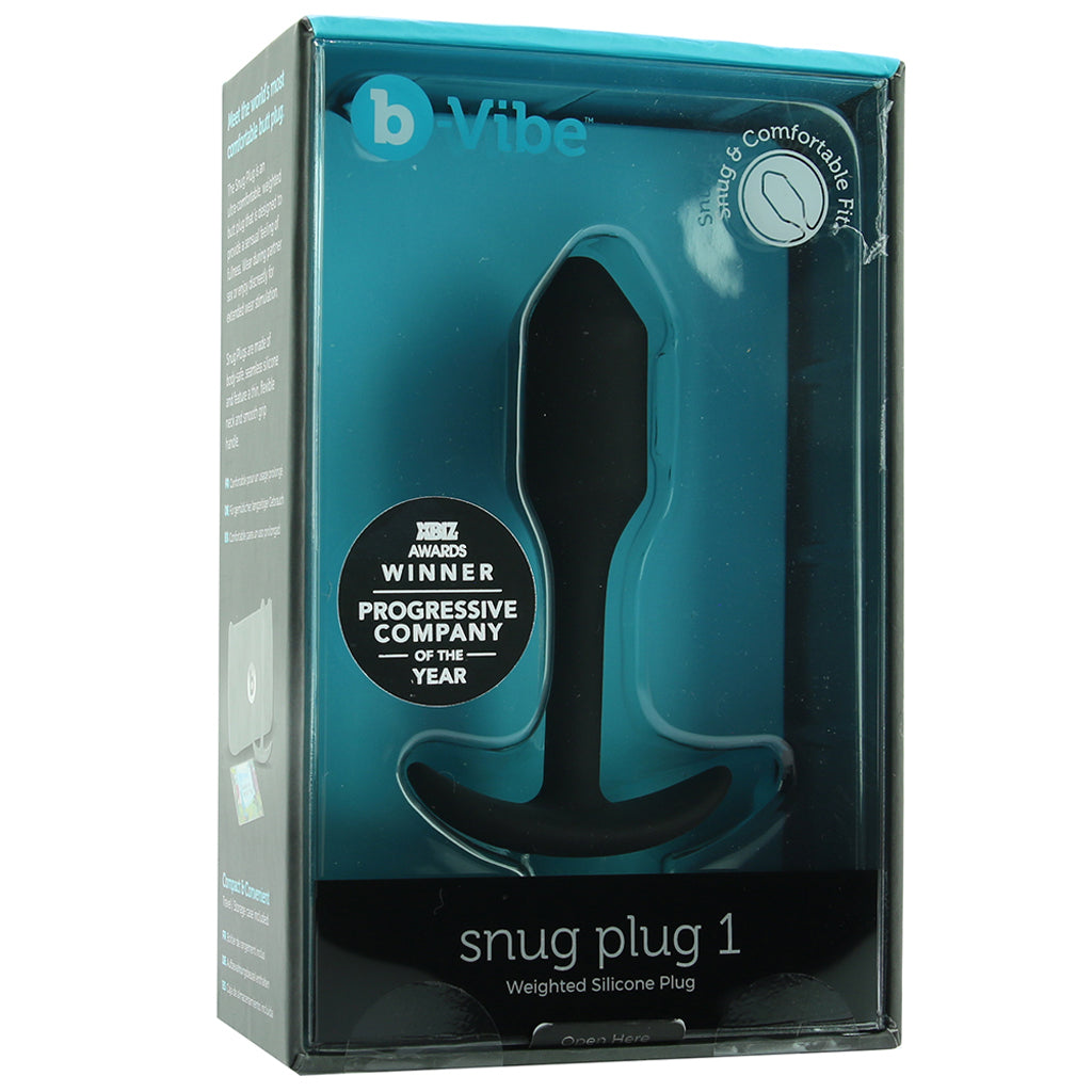 Snug Plug 1 Weighted Silicone Butt Plug Anal Sex Toys > Butt Plugs
