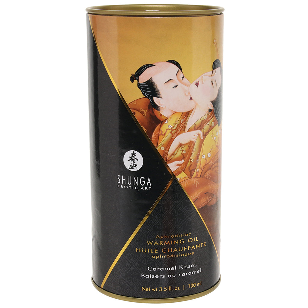 Aphrodisiac Warming Oil 3.5oz/100ml in Caramel Kisses Sensual Love > Massage