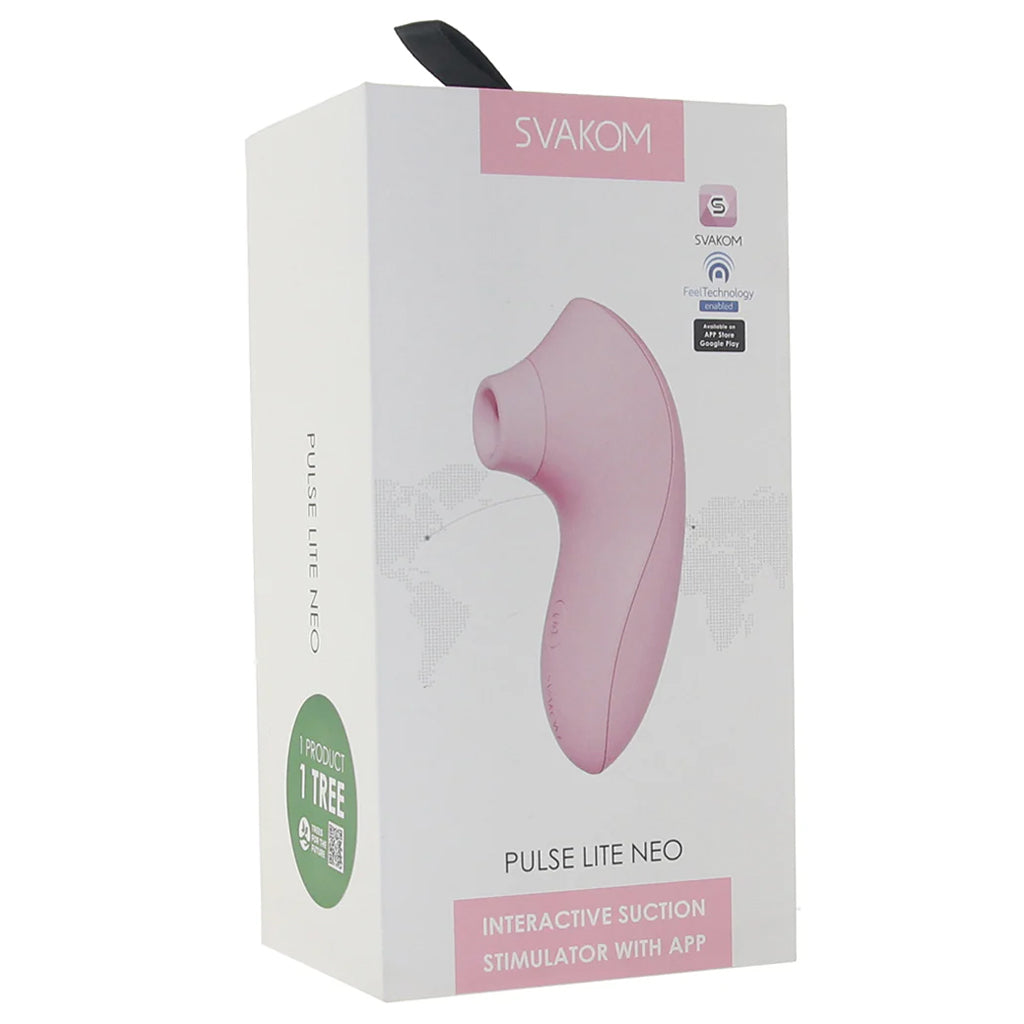 Pulse Lite Neo Suction Stimulator with App in Pale Rosette Vibrators > Clitoral Stimulators
