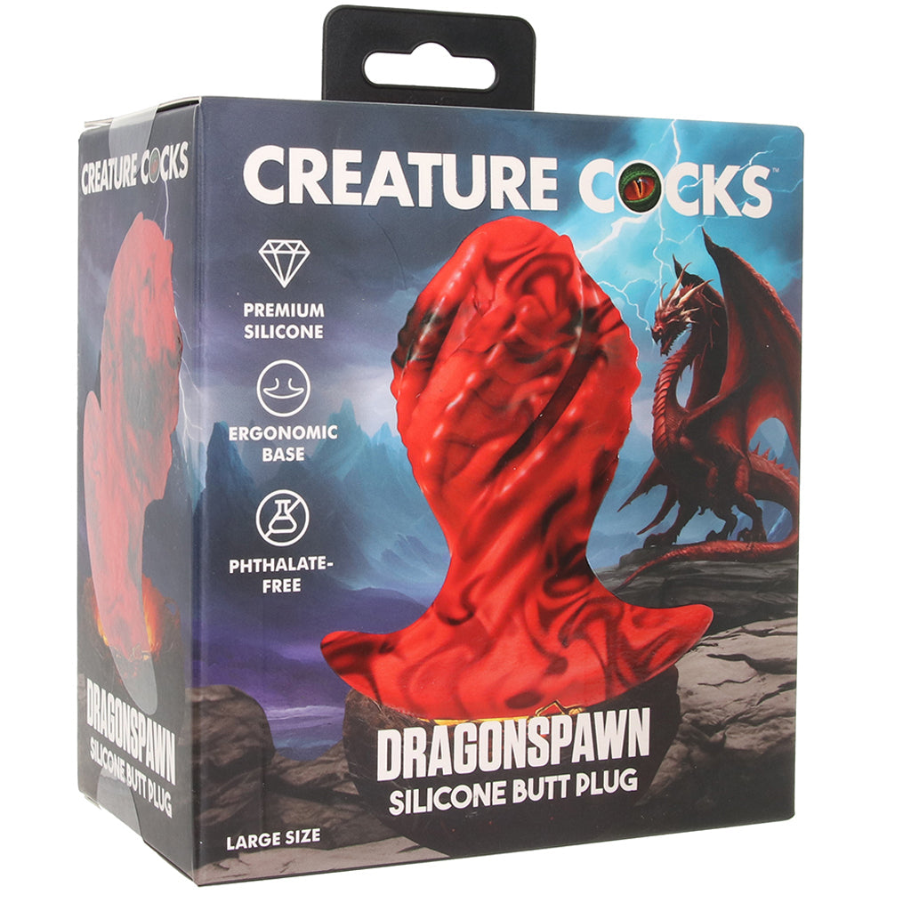 Creature Cocks Dragon Spawn Silicone Plug in Medium Anal Sex Toys > Butt Plugs