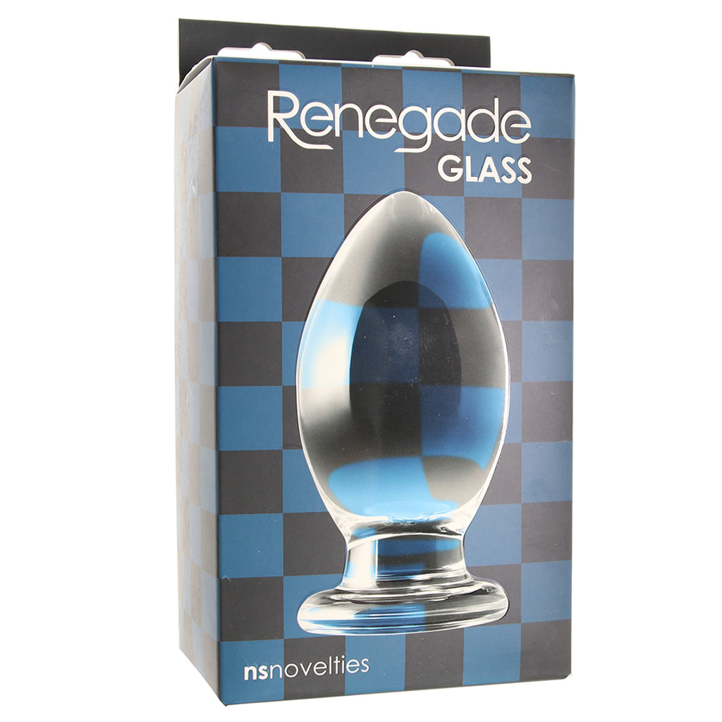 Renegade Bishop Glass Plug Anal Sex Toys > Butt Plugs
