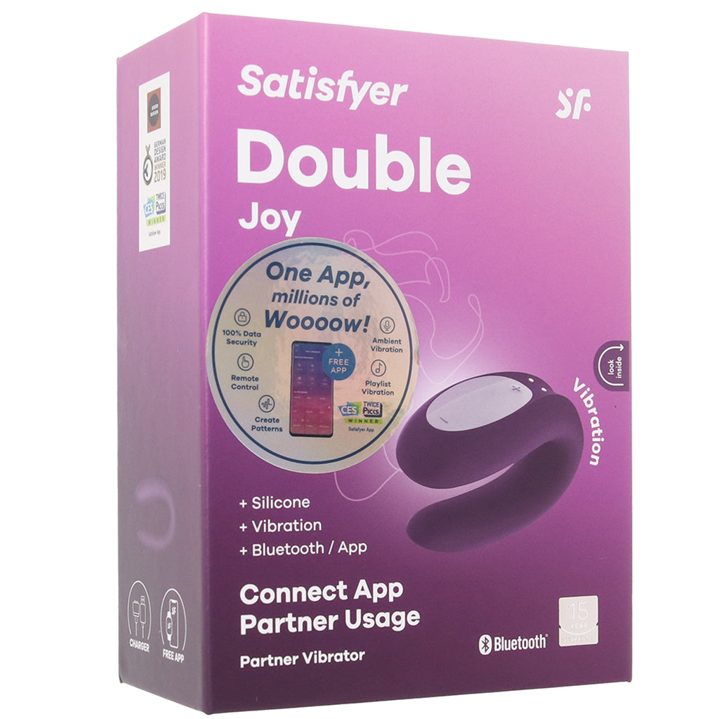 Satisfyer Double Joy Partner Vibe in Violet Vibrators > Clitoral Stimulators