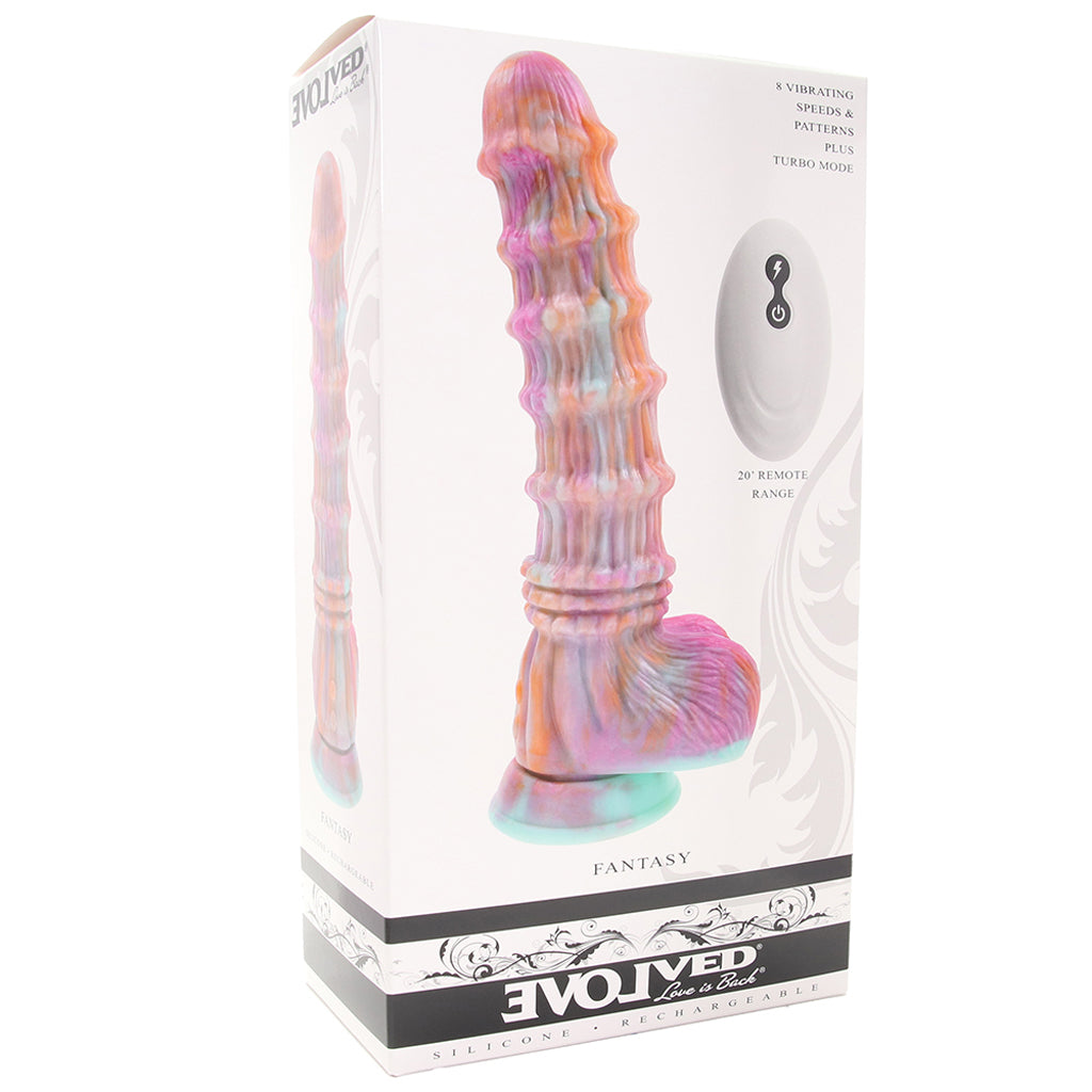 Fantasy 8 Inch Remote Silicone Vibe Vibrators > G-Spot Vibrators
