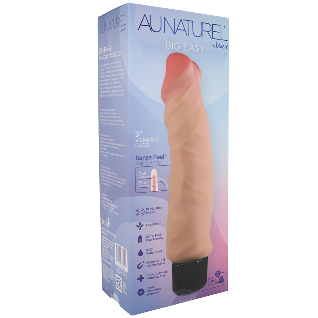 Au Naturel Big Easy 9 Inch Realistic Vibe Vibrators > Realistic Vibrator Dildos