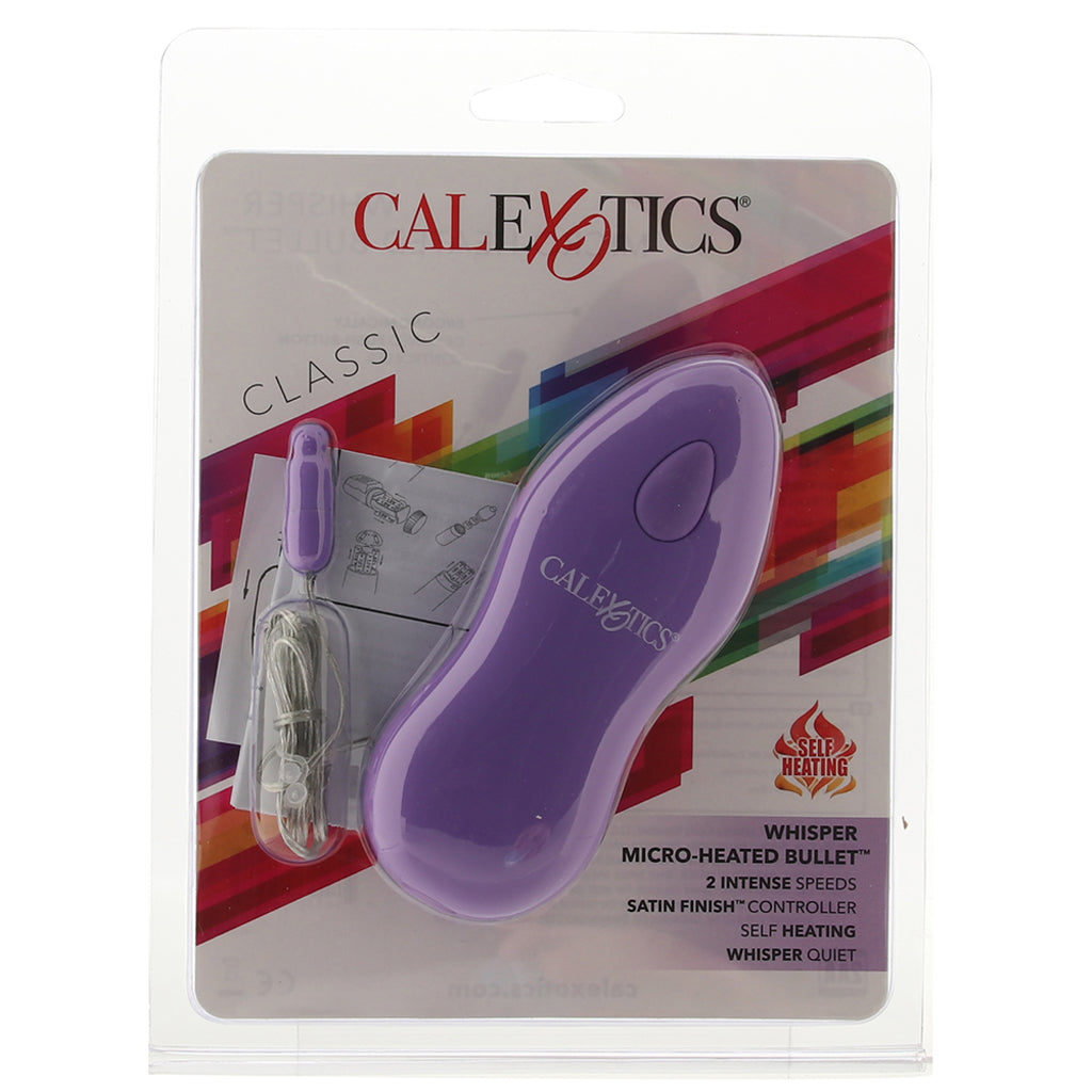 Whisper Micro Heated Bullet Vibe in Purple Vibrators > Bullet and Egg Vibrators