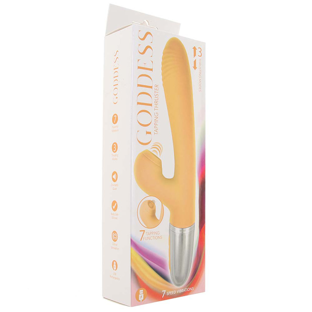 Goddess Tapping Thruster Rabbit Vibe Vibrators > Rabbit Vibrators