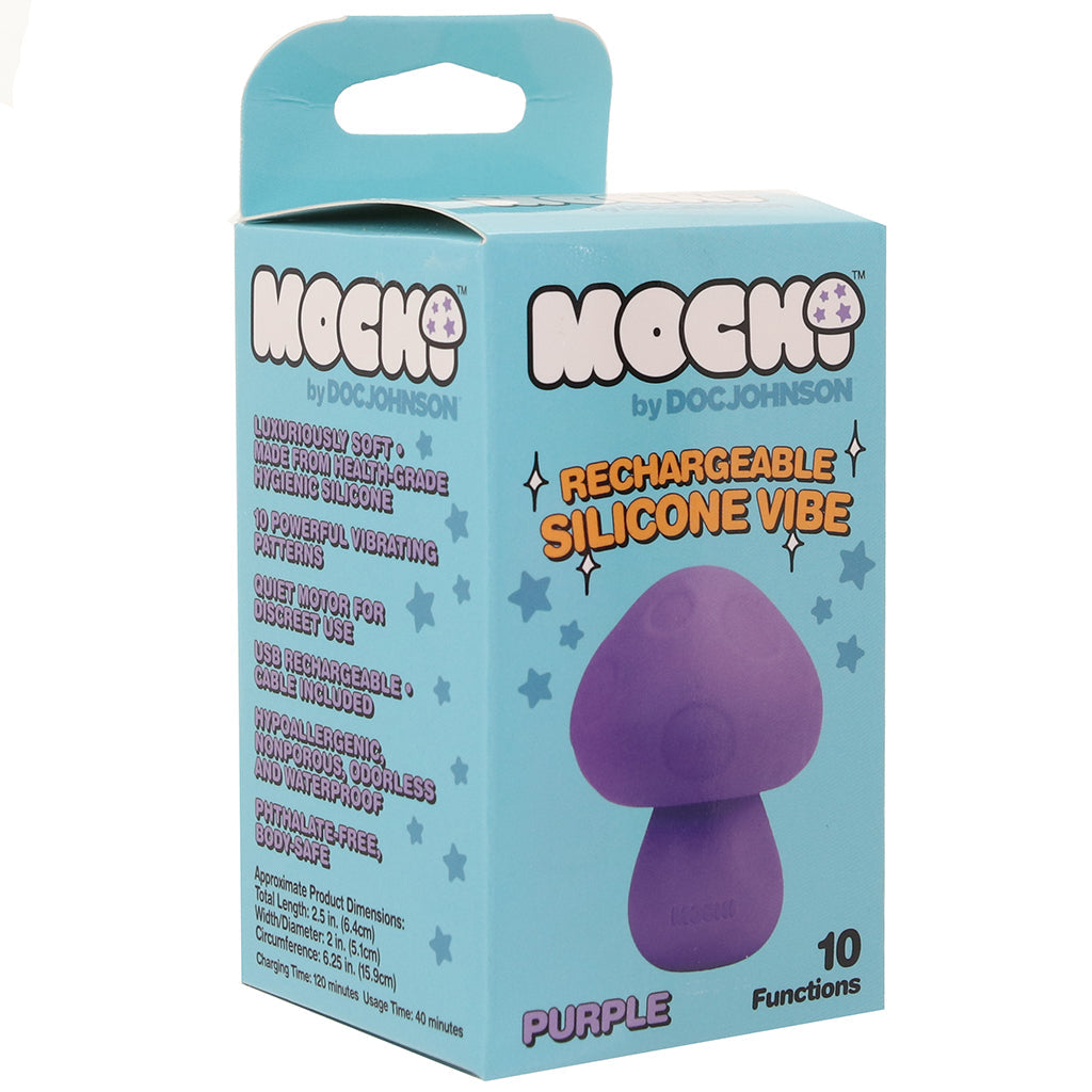 Mochi Silicone Mushroom Mini Vibe in Purple Vibrators > Clitoral Stimulators