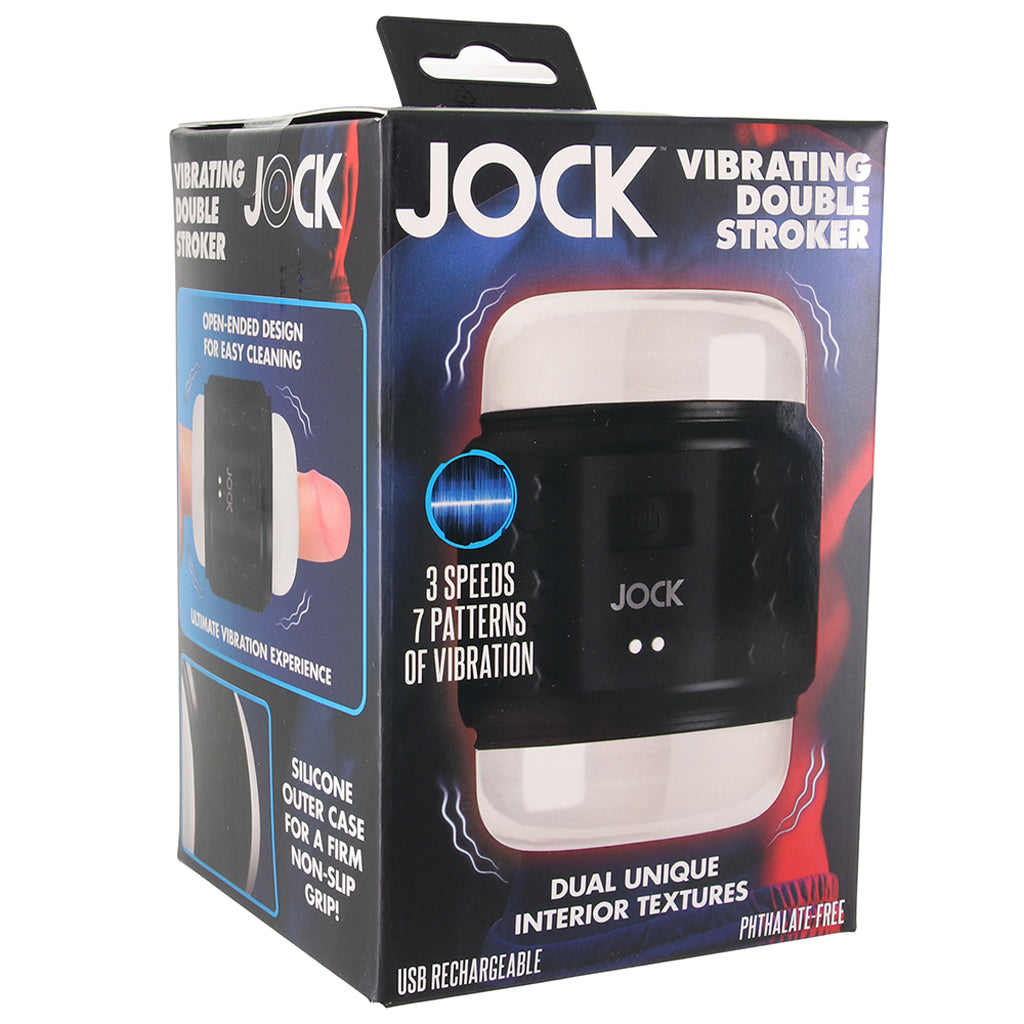 Jock Vibrating Double Stroker Male Masturbators > Discreet Masturbators