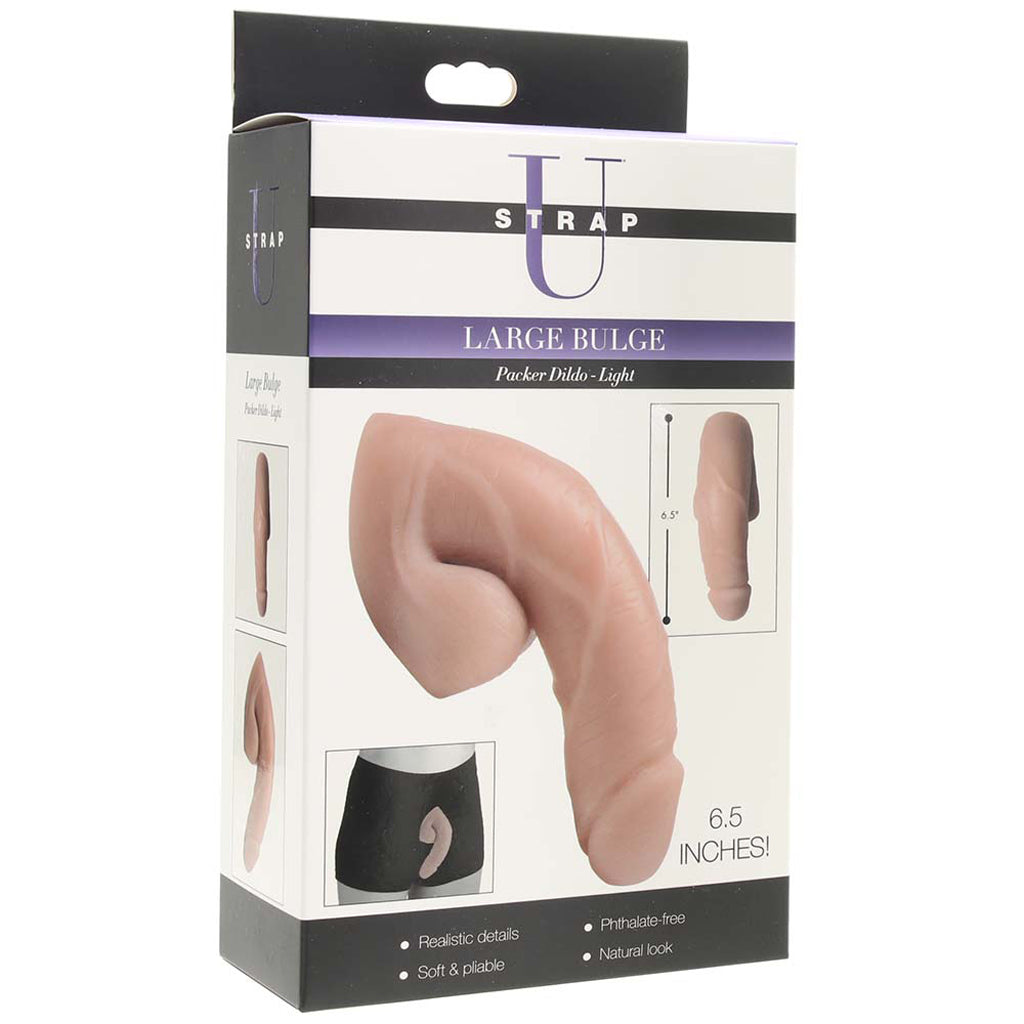 Strap U Large Bulge 6.5 Inch Packer Dildo in Light Dildo Sex Toys > Realistic Dildos