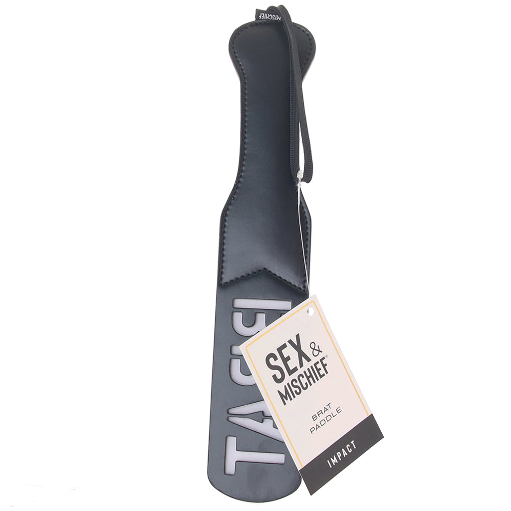 Sex & Mischief Brat Paddle Bondage and Fetish > Whips and Crops
