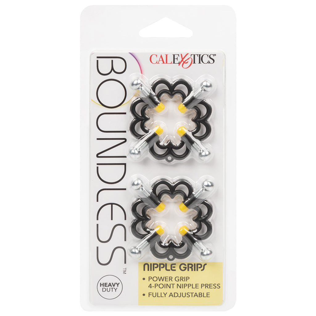 Boundless 4-Point Press Nipple Grips Bondage and Fetish > Nipple Stimulators & Clamps