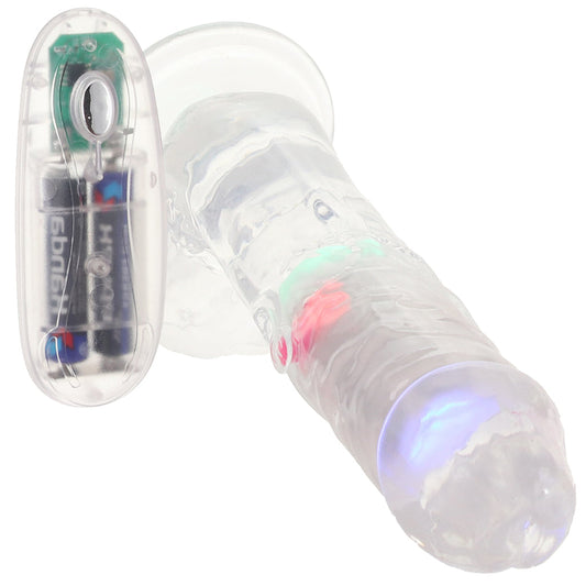 RealRock 7 Inch Light Up Vibrating Ballsy Dildo