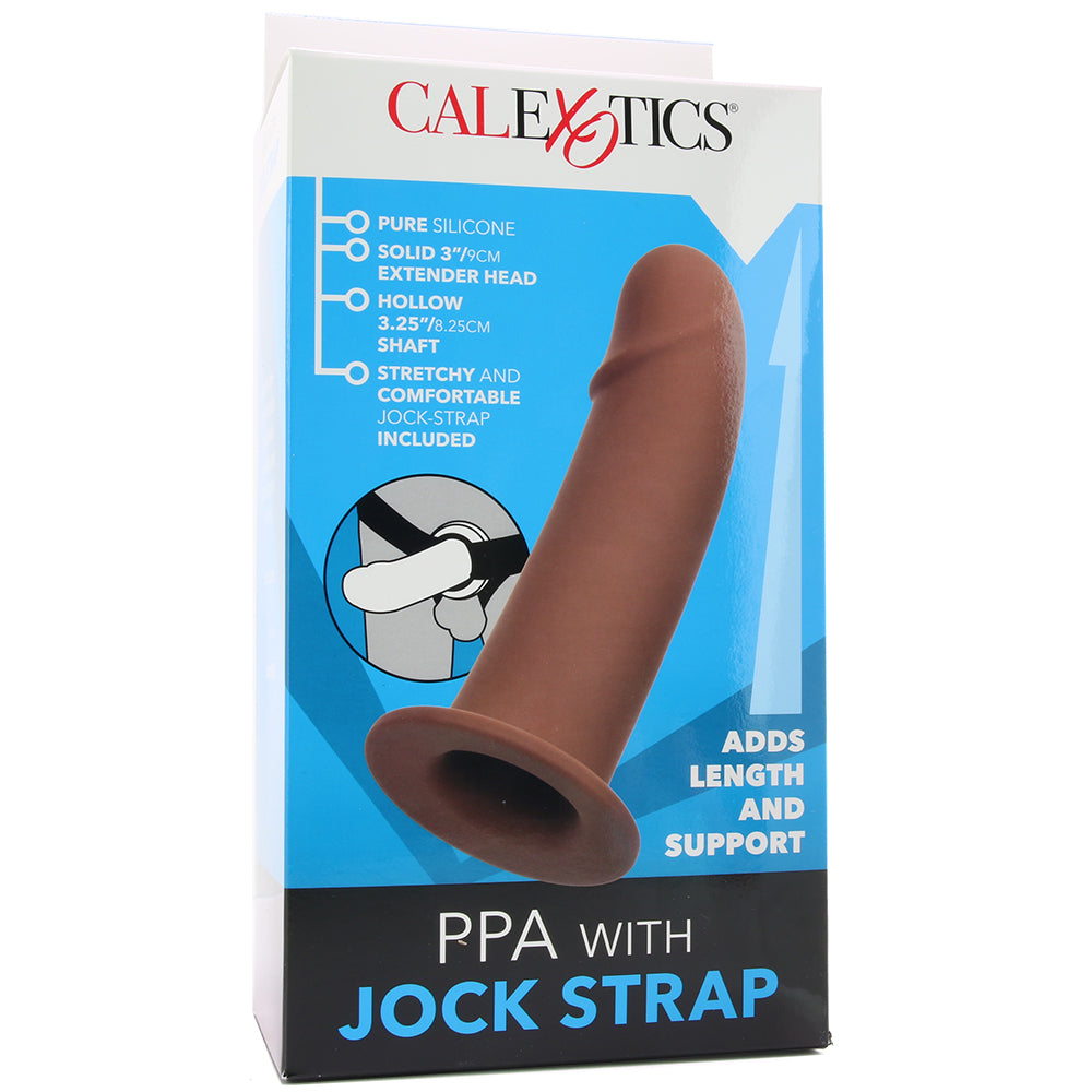 PPA Hollow Silicone Strap-On with Jock Strap in Brown Dildo Sex Toys > Strap-On and Harnesses