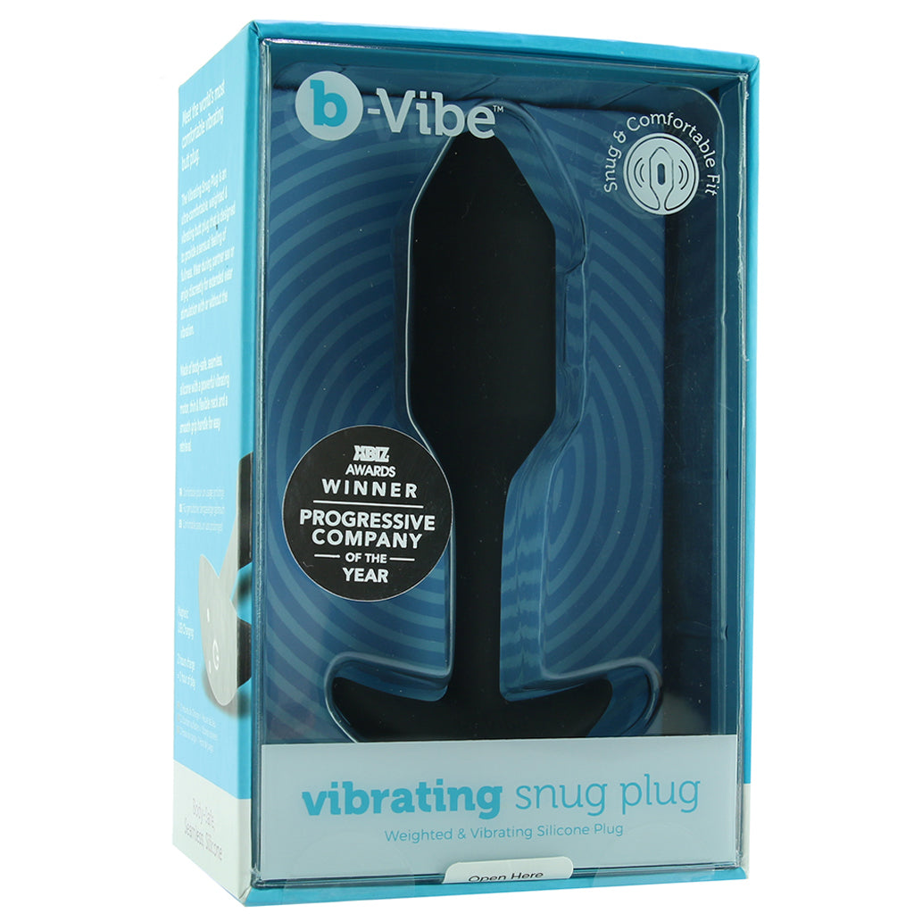 Vibrating Weighted Silicone Snug Plug in Medium Anal Sex Toys > Butt Plugs