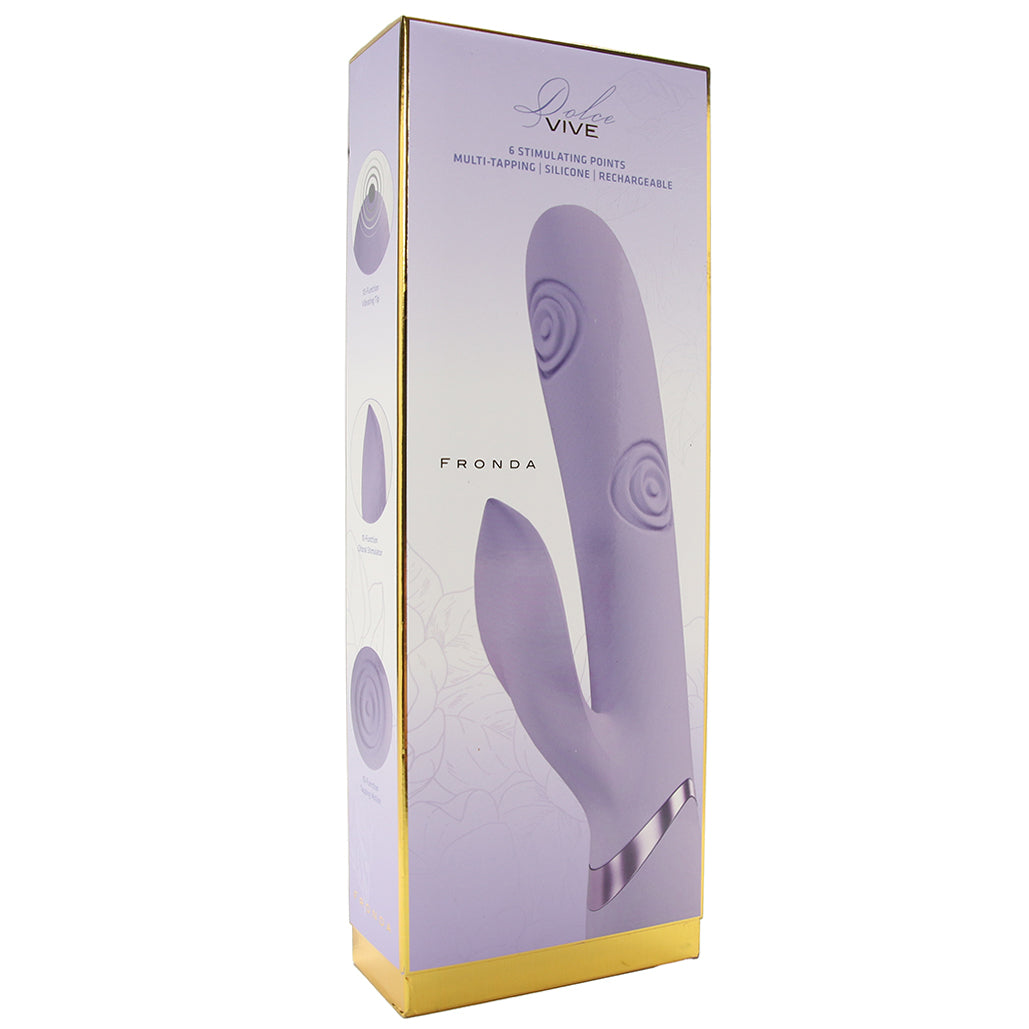 Dolce Vive Fronda Tapping Leaf Rabbit Vibe Vibrators > Rabbit Vibrators