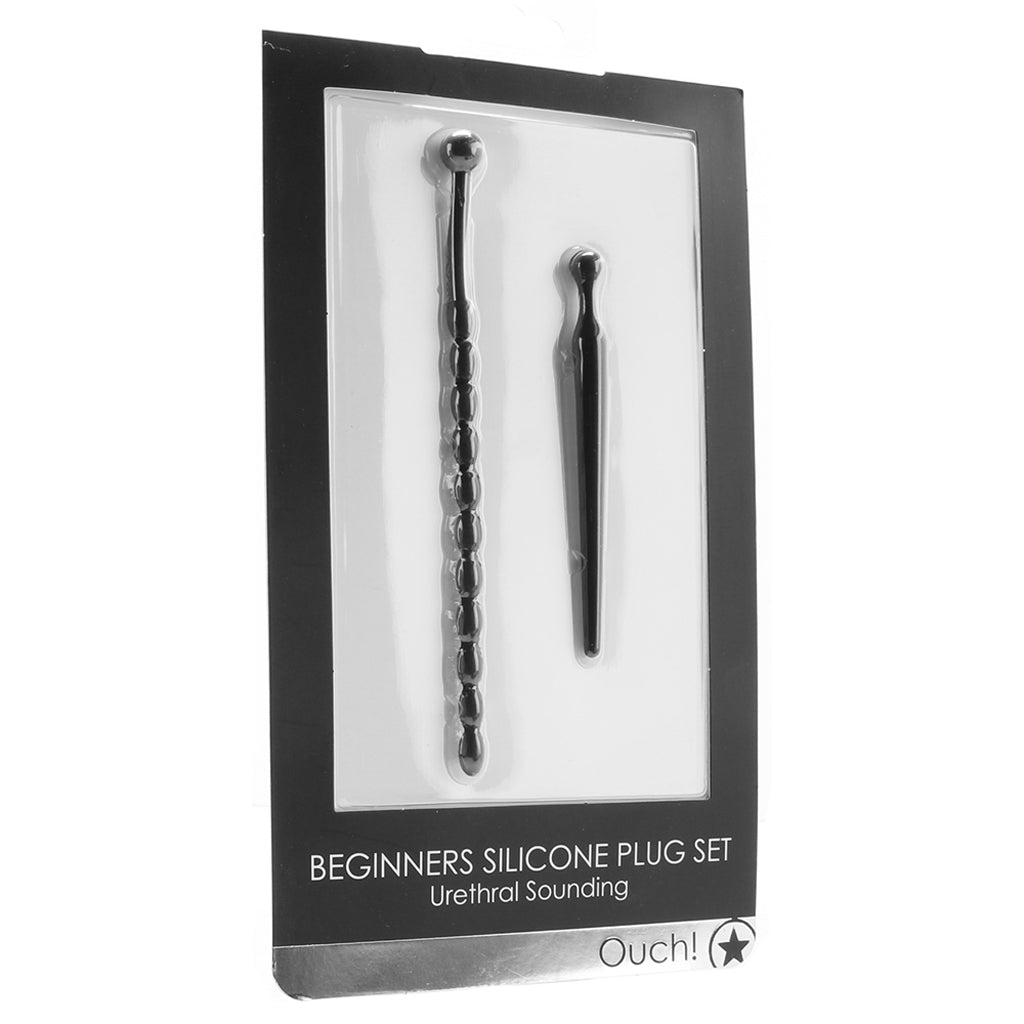 Ouch! Beginners Silicone Urethral Sounding Set Bondage and Fetish > Cock and Ball Devices