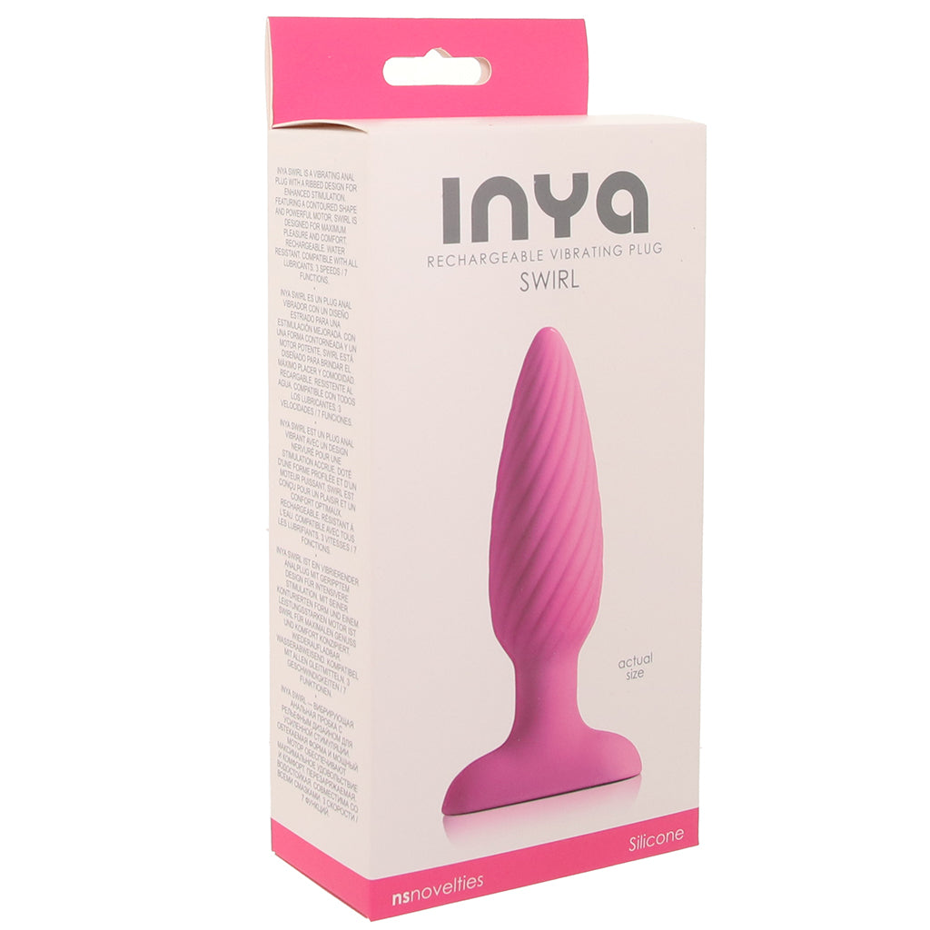 Inya Swirl Vibrating Butt Plug Anal Sex Toys > Butt Plugs
