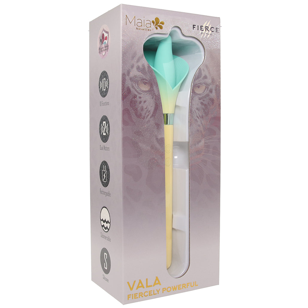 Vala Fiercely Powerful Silicone Flower Vibe in Yellow Vibrators > Clitoral Stimulators