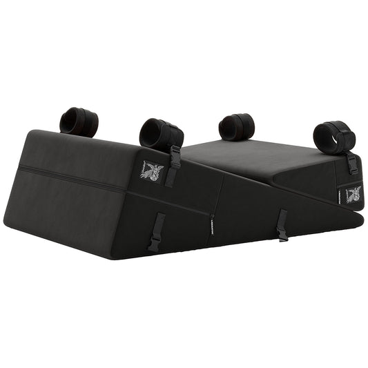 Bondage Wedge Ramp Combo in Velvet Black Sex Furniture > Sex Machine