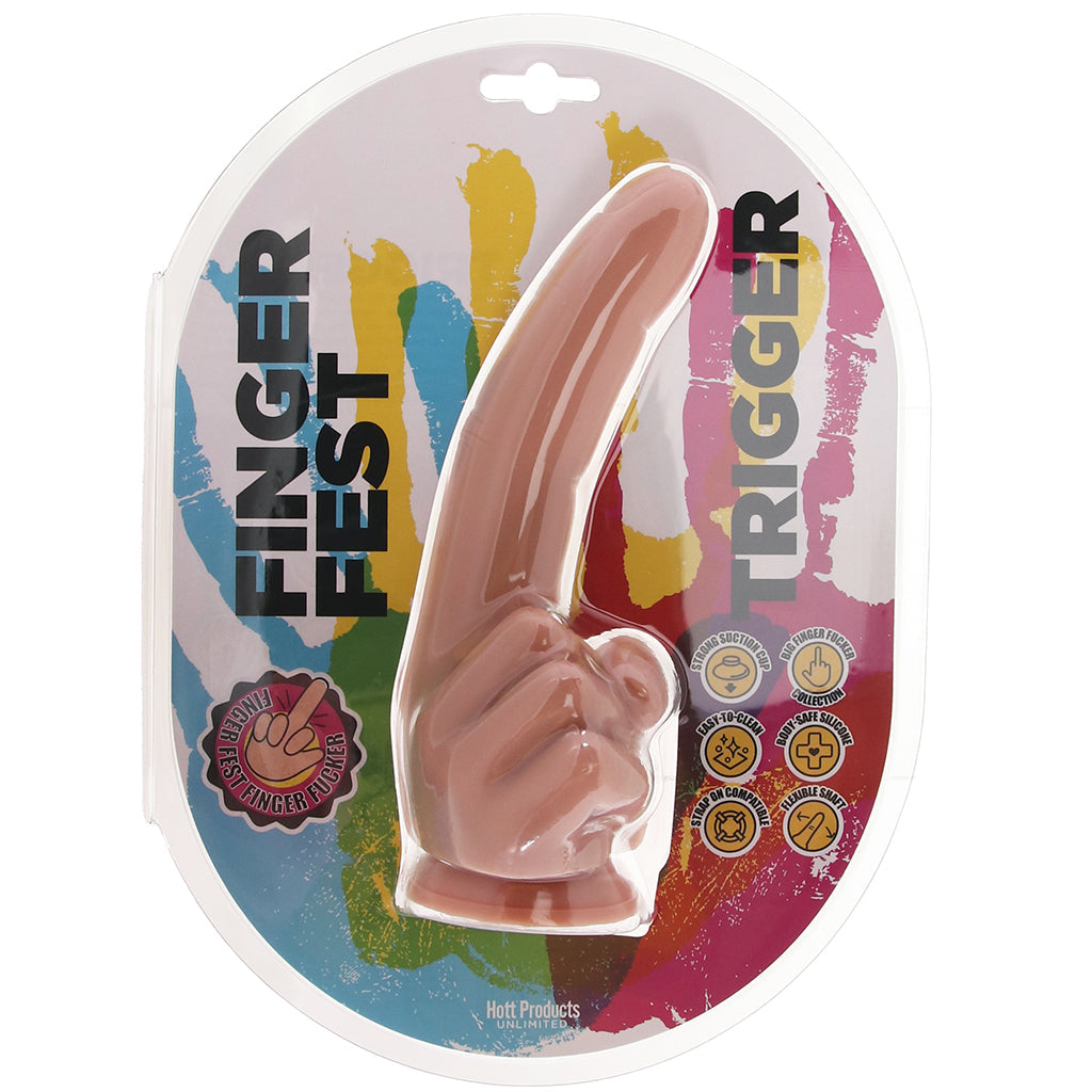 Finger Fest Trigger Dildo Dildo Sex Toys > G-Spot Dildos