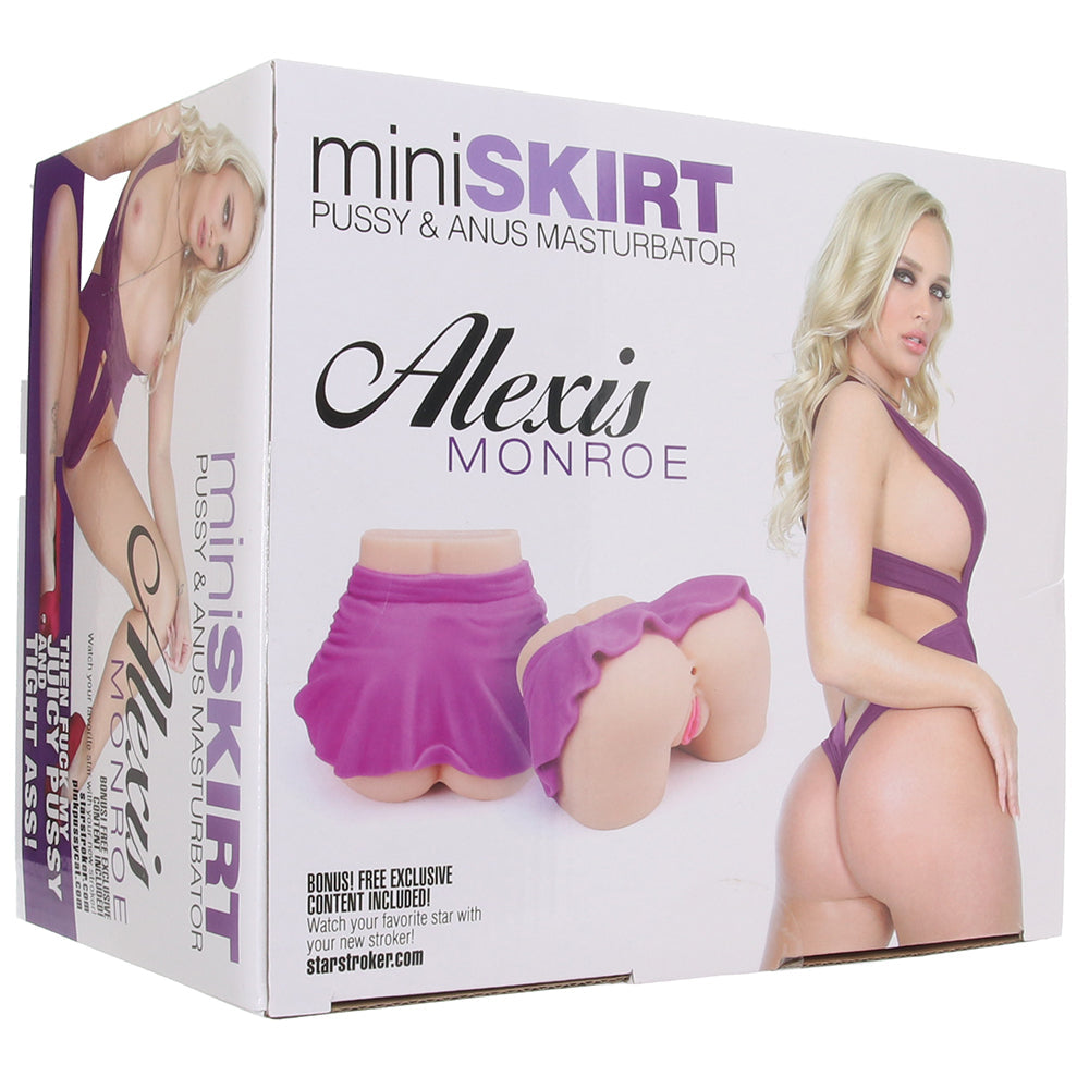 Alexis Monroe Mini Skirt Pussy & Anus Masturbator Male Masturbators > Porn Stars