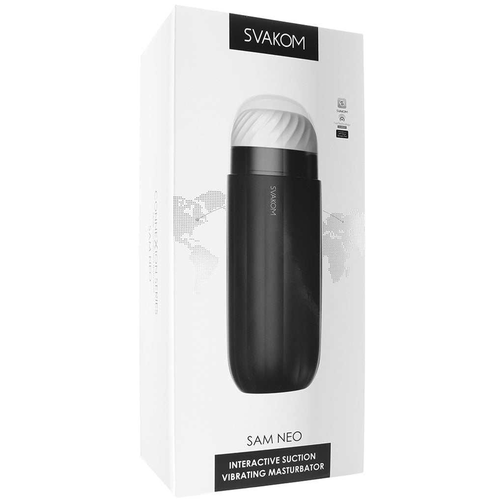 Sam Neo Interactive Suction & Vibration Masturbator Male Masturbators > Vibrating