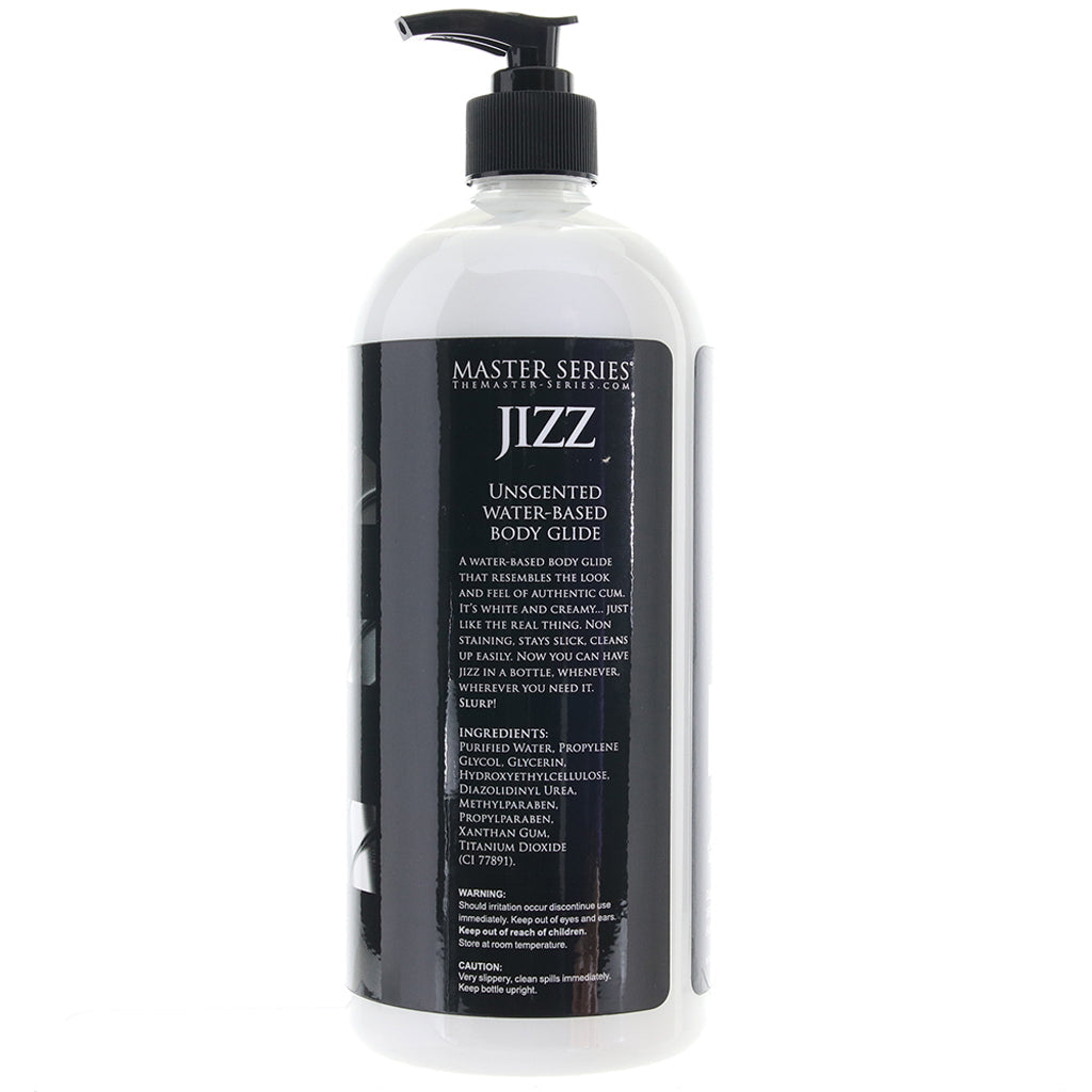 Master Series Jizz Unscented Lubricant in 34oz/1L Lubes and Lotions > Water Based Sex Lubes