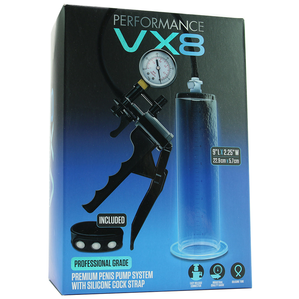 Performance VX8 Pump With Silicone Cock Strap Male Enhancement > Penis Pumps