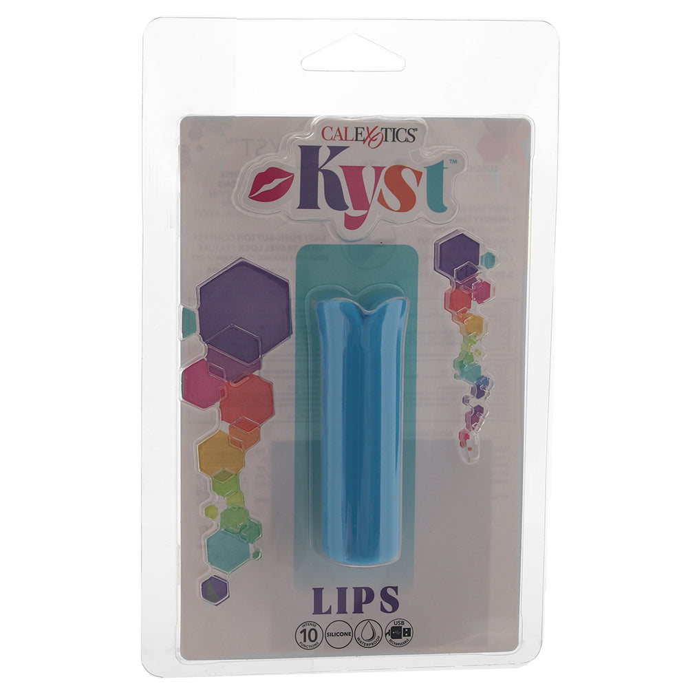 Kyst Lips Mini Vibe in Blue Vibrators > Clitoral Stimulators