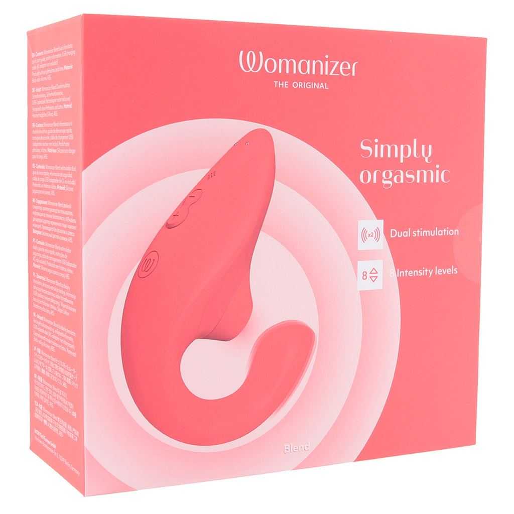 Womanizer Blend Dual Stimulator in Coral Vibrators > G-Spot Vibrators