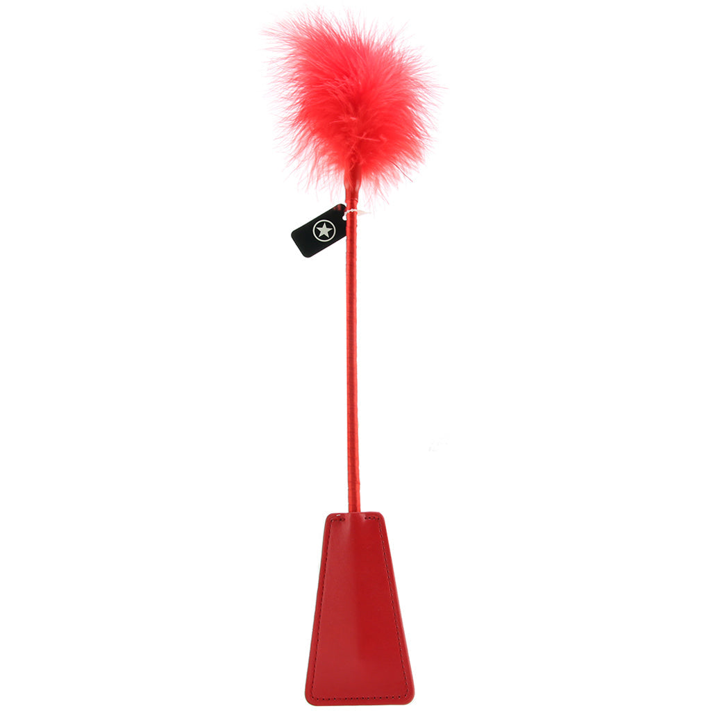 Ouch! Feather Crop in Red Bondage and Fetish > Tools & Accessories