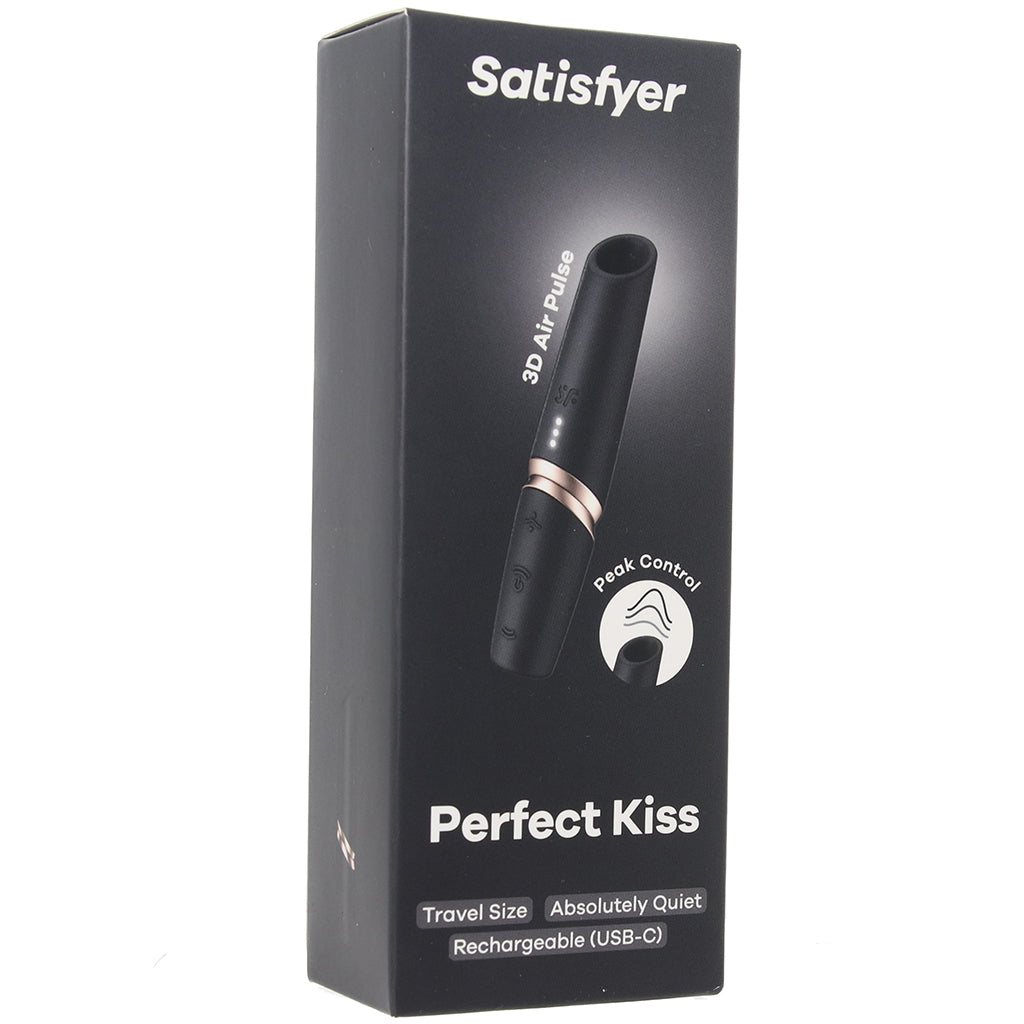 Satisfyer Perfect Kiss Travel Clitoral Stimulator Vibrators > Clitoral Suction & Stimulation