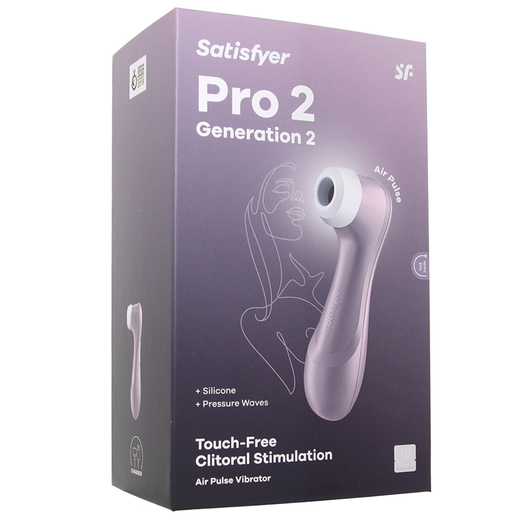 Satisfyer Pro 2 Gen 2 Air Pulse Stimulator in Violet Vibrators > Clitoral Stimulators