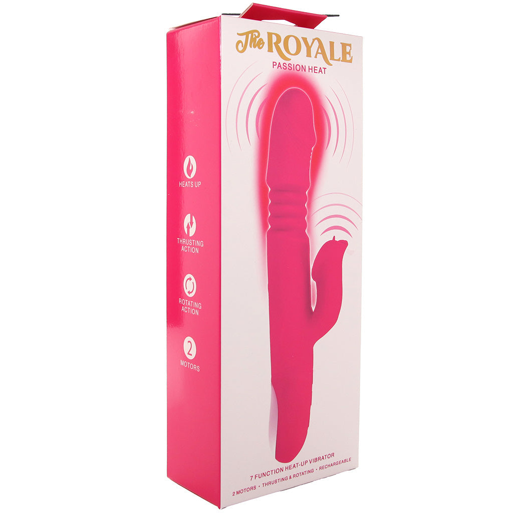 The Royale Passion Heat Thrusting & Rotating Rabbit Vibe Vibrators > Rabbit Vibrators