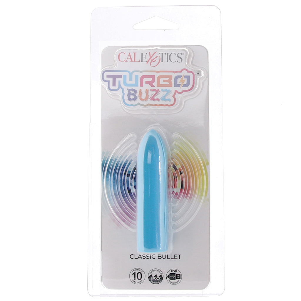 Turbo Buzz Classic Bullet Vibe in Blue Vibrators > Bullet and Egg Vibrators
