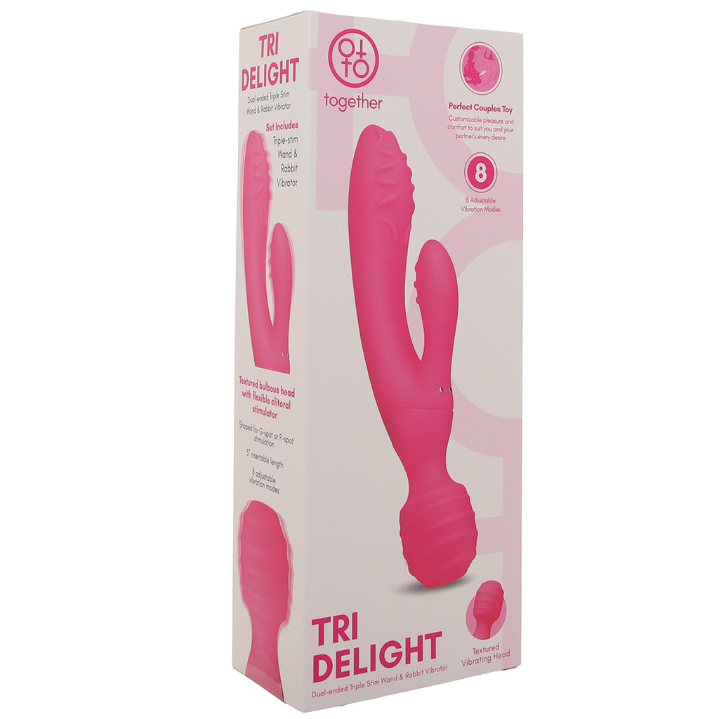 Together Tri Delight Triple Stim Vibe Vibrators > Rabbit Vibrators