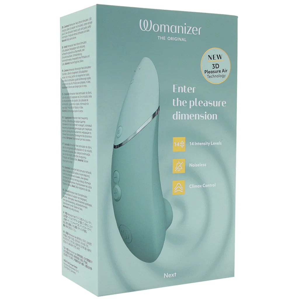 Womanizer Next 3D Pleasure Air Stimulator in Sage Vibrators > Clitoral Stimulators