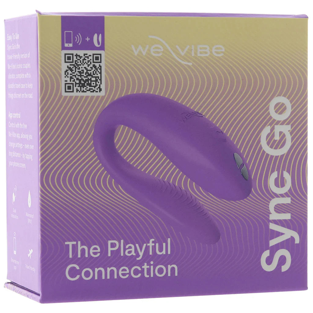 We-Vibe Sync Go Travel Couples Vibe in Purple Vibrators > G-Spot Vibrators