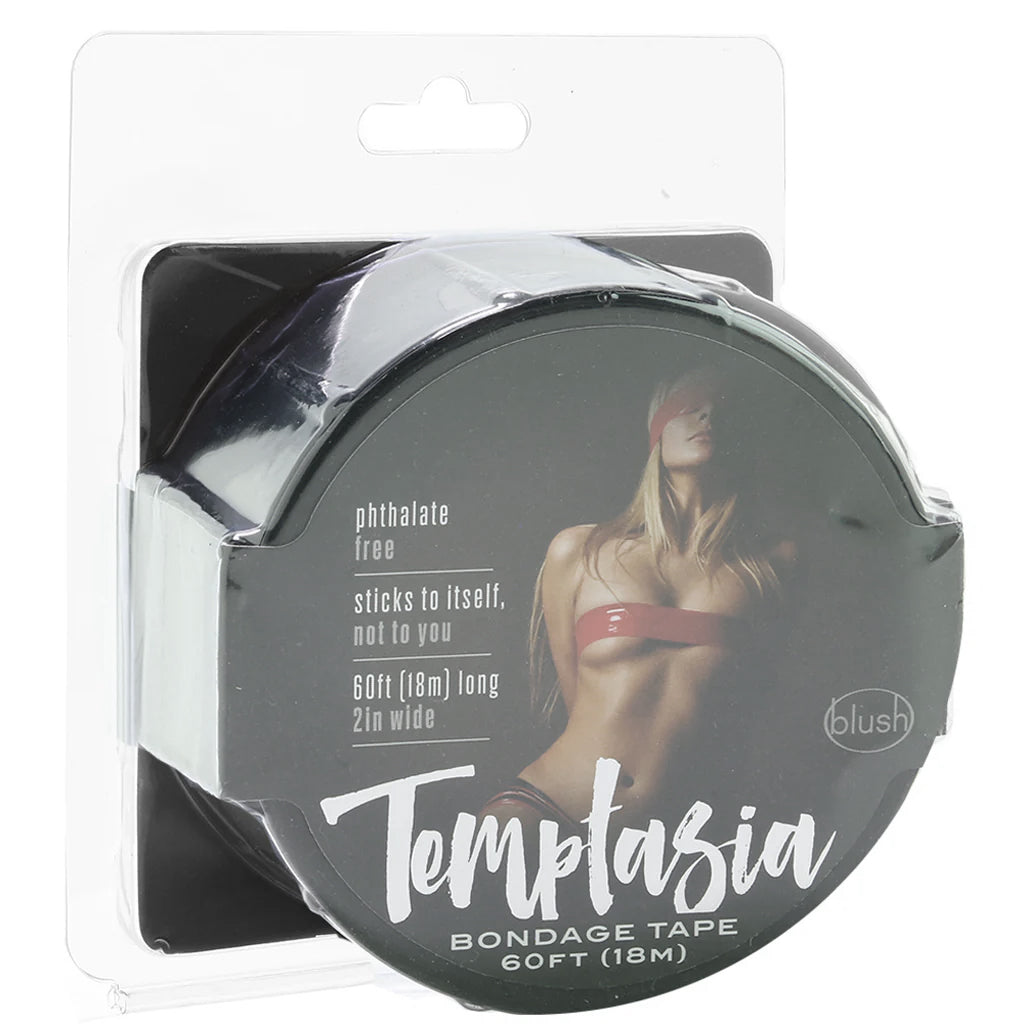 Temptasia 60 Foot Bondage Tape in Black Bondage and Fetish > Restraints