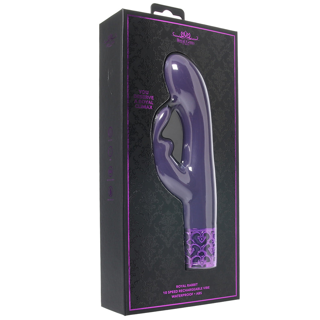 Royal Gems Rabbit Vibe in Purple Vibrators > Rabbit Vibrators
