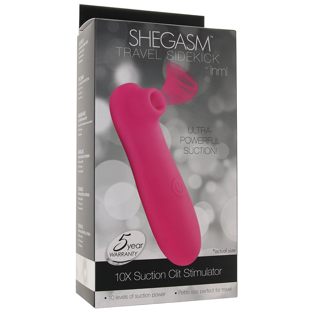 Shegasm Travel Sidekick 10X Suction Clit Stimulator Vibrators > Clitoral Stimulators