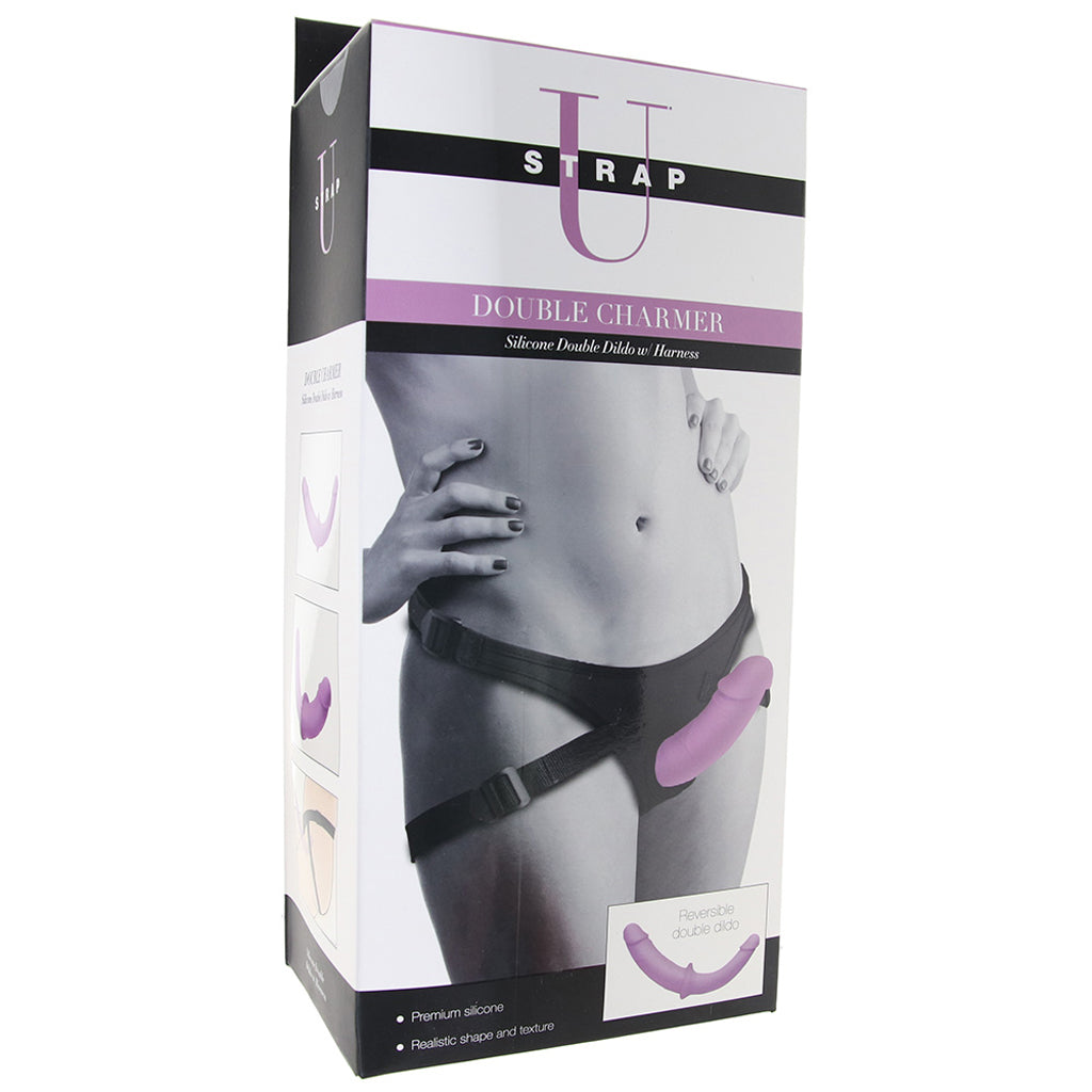 Strap U Double Charmer Double Dildo and Harness Dildo Sex Toys > Strap-On and Harnesses