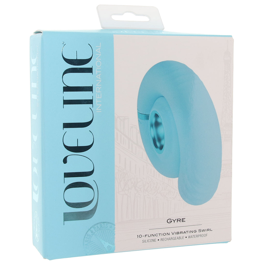 Loveline Gyre Vibrating Swirl Vibe in Blue Vibrators > G-Spot Vibrators