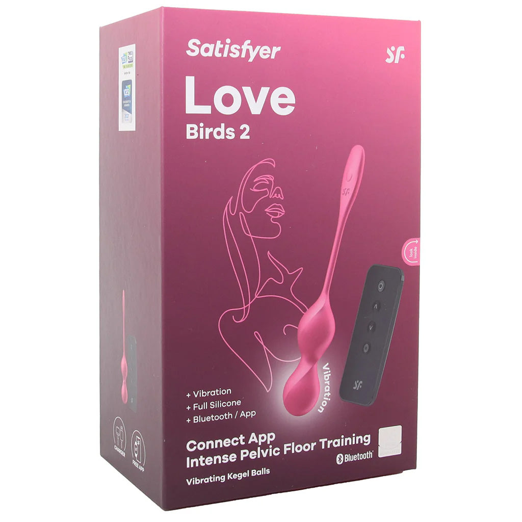 Satisfyer App Control Love Birds 2 Kegel Balls Kegel, Ben Wa and Pelvic Health Tools