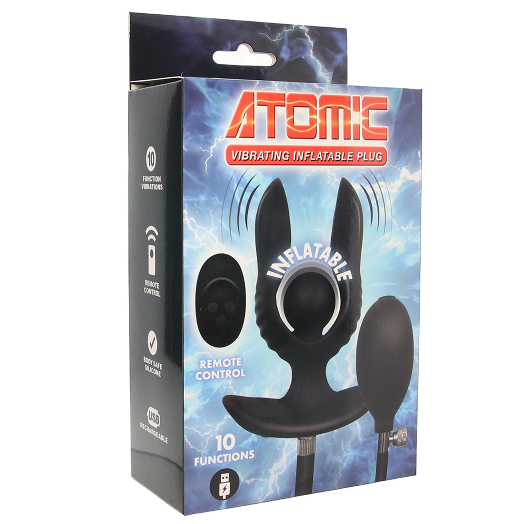 Atomic Vibrating Inflatable Plug Anal Sex Toys > Butt Plugs