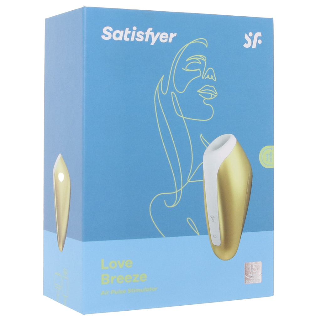 Satisfyer Love Breeze Air Pulse Stimulator in Yellow Vibrators > Clitoral Stimulators