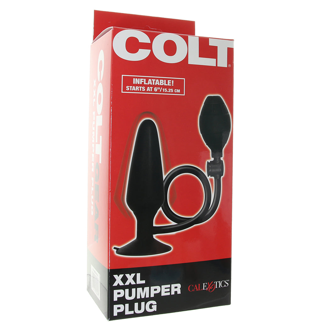 Colt XXL Pumper Plug in Black Anal Sex Toys > Butt Plugs